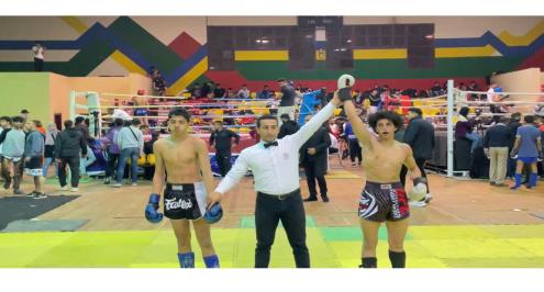 عمر عوض يحصد بطولة الجمهورية للكيك بوكسينج